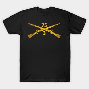 3rd Bn - 75th Infantry Regiment (Ranger) Branch wo Txt T-Shirt